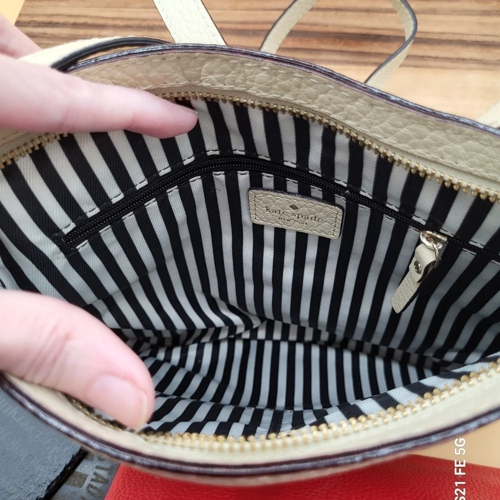 Kate Spade Two-Tone Shoulder Bag With Adjustable Strap